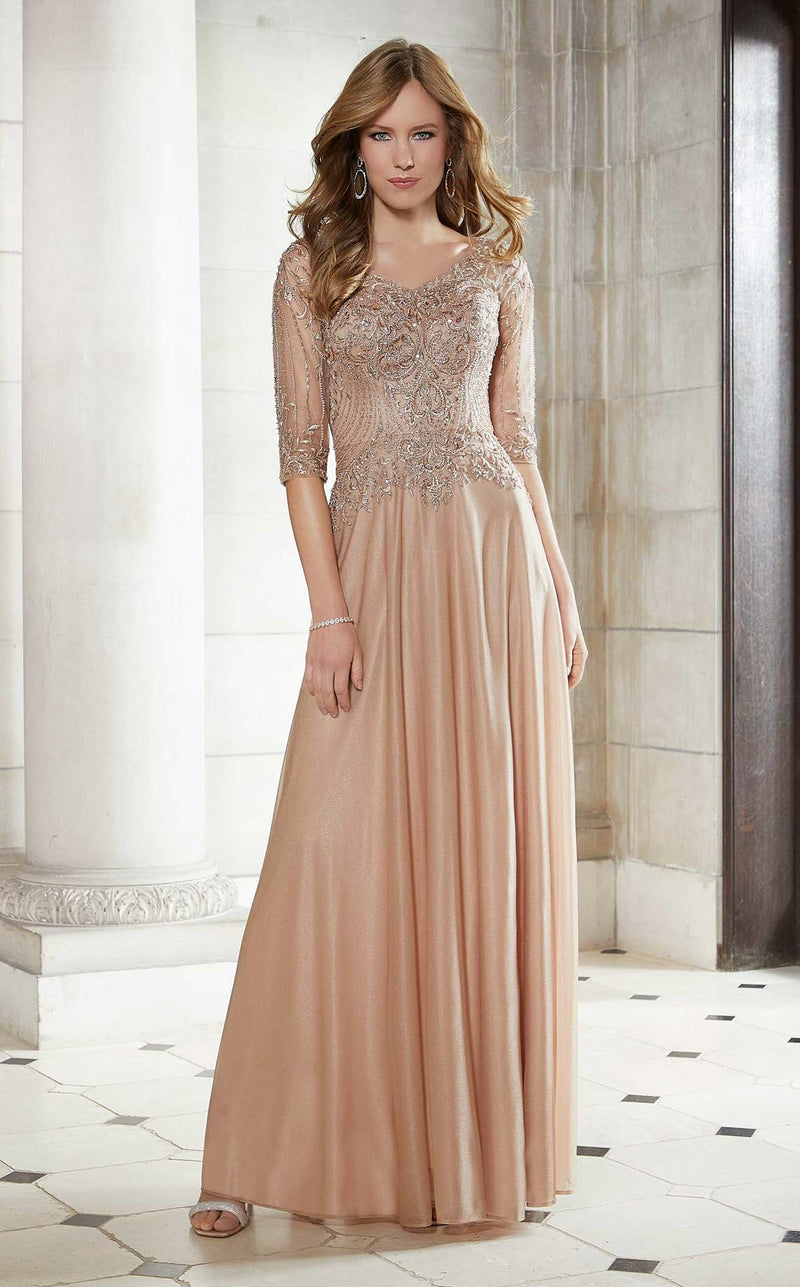 MGNY 72618 Prom Dress - Graphite | NewYorkDress MGNY 72618 Prom Dress - Graphite | NewYorkDress