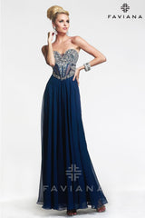 Faviana S7376 Navy