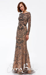 SeraBella SB97238 Grey-Nude