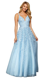 Sherri Hill 52342 Light Blue