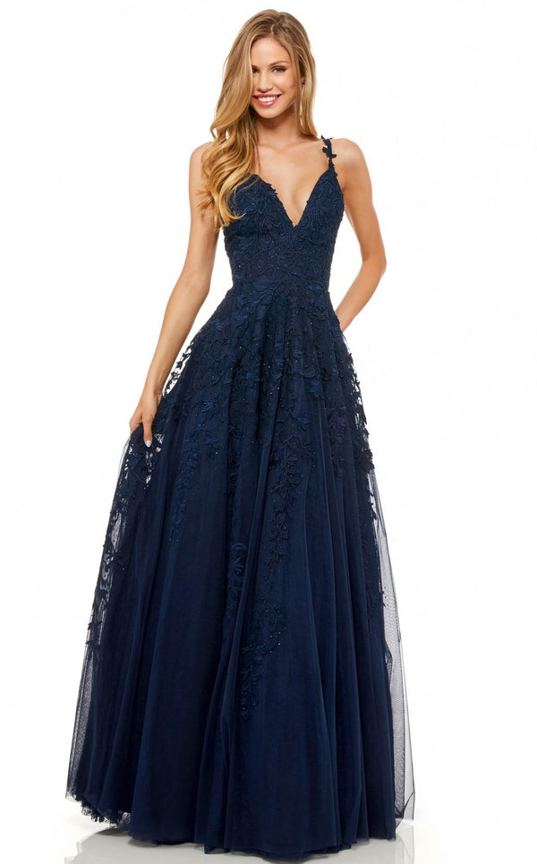 Sherri Hill 52342 Navy