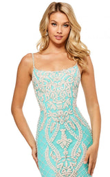 Sherri Hill 52454 Aqua
