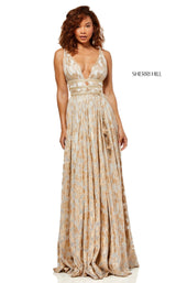 Sherri Hill 52474 Ivory-Gold
