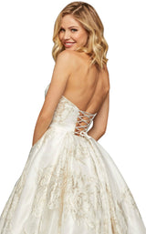 Sherri Hill 52952 Ivory/Gold