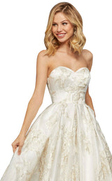Sherri Hill 52952 Ivory/Gold