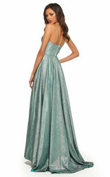 Sherri Hill 52977 Aqua