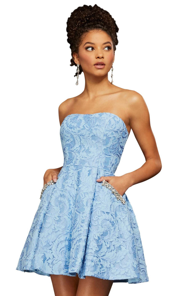 Sherri Hill 53002 Light Blue