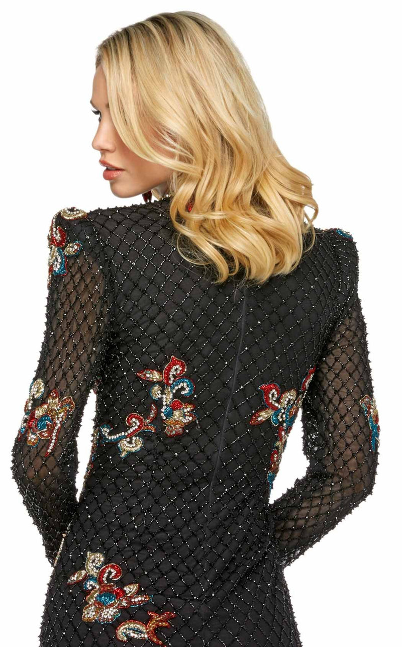 Sherri Hill 53044 Black Multi
