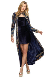 Sherri Hill 53047 Navy Multi