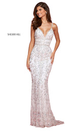 Sherri Hill 53136 Ivory/Silver