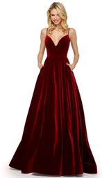 Sherri Hill 53138 Burgundy