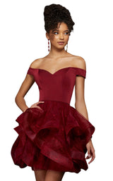 Sherri Hill 53180 Burgundy