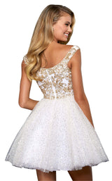 Sherri Hill 53229 Ivory-Gold