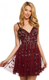 Sherri Hill 53234 Burgundy