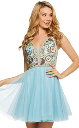 Sherri Hill 53242 Light Blue Multi
