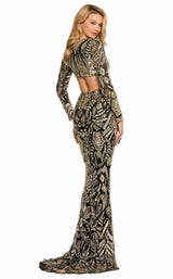 Sherri Hill 53270 Black/Gold