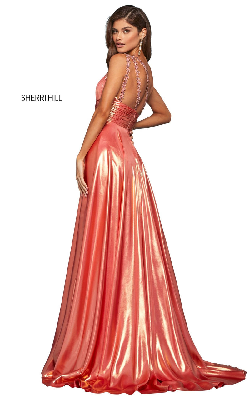 Sherri Hill 53303 Coral-Gold