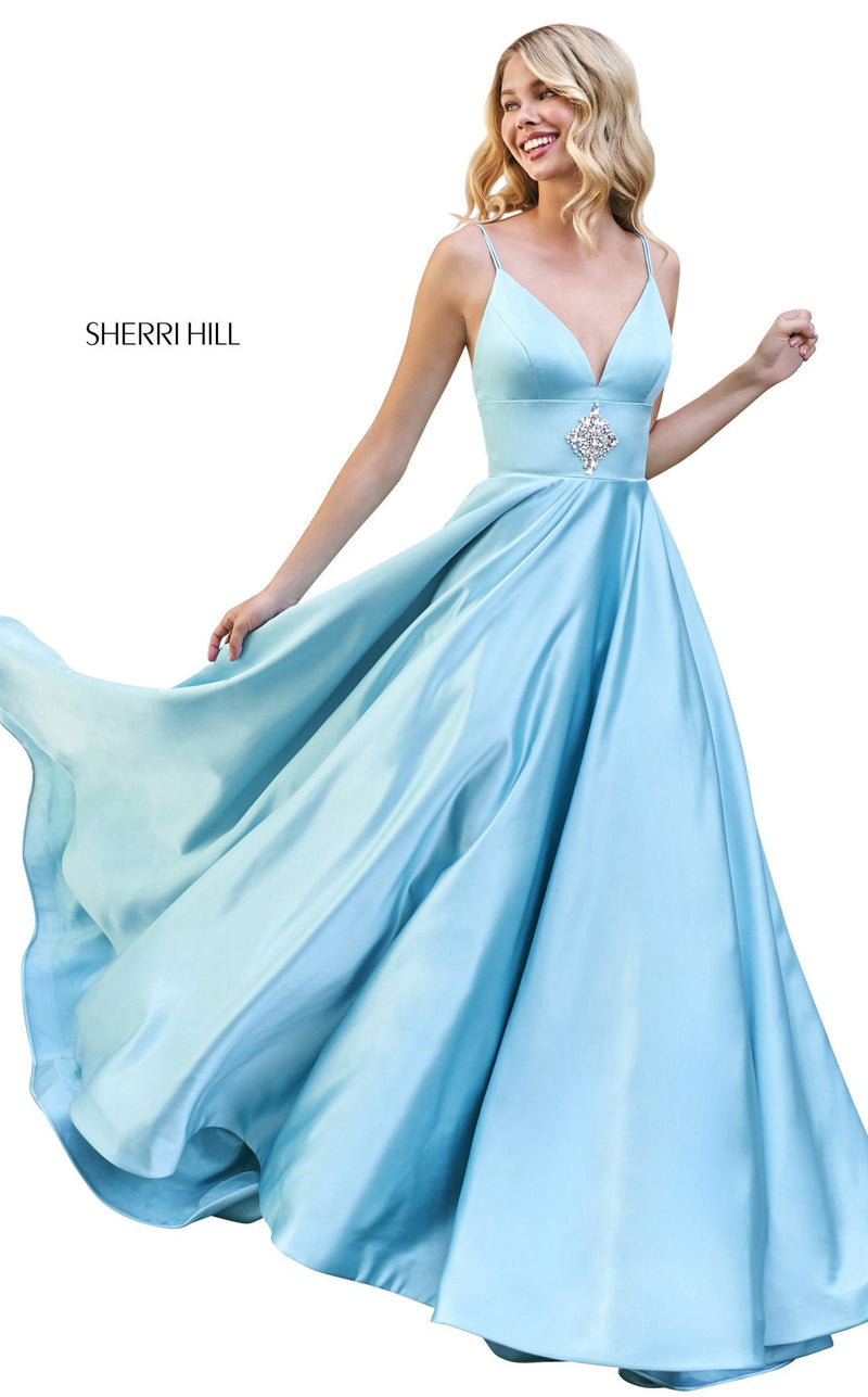 Sherri Hill 53312 Aqua