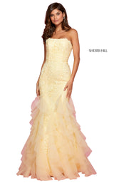 Sherri Hill 53346 Yellow