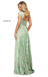 Sherri Hill 53348 Aqua-Gold