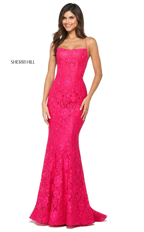 Sherri Hill 53359 Bright Pink