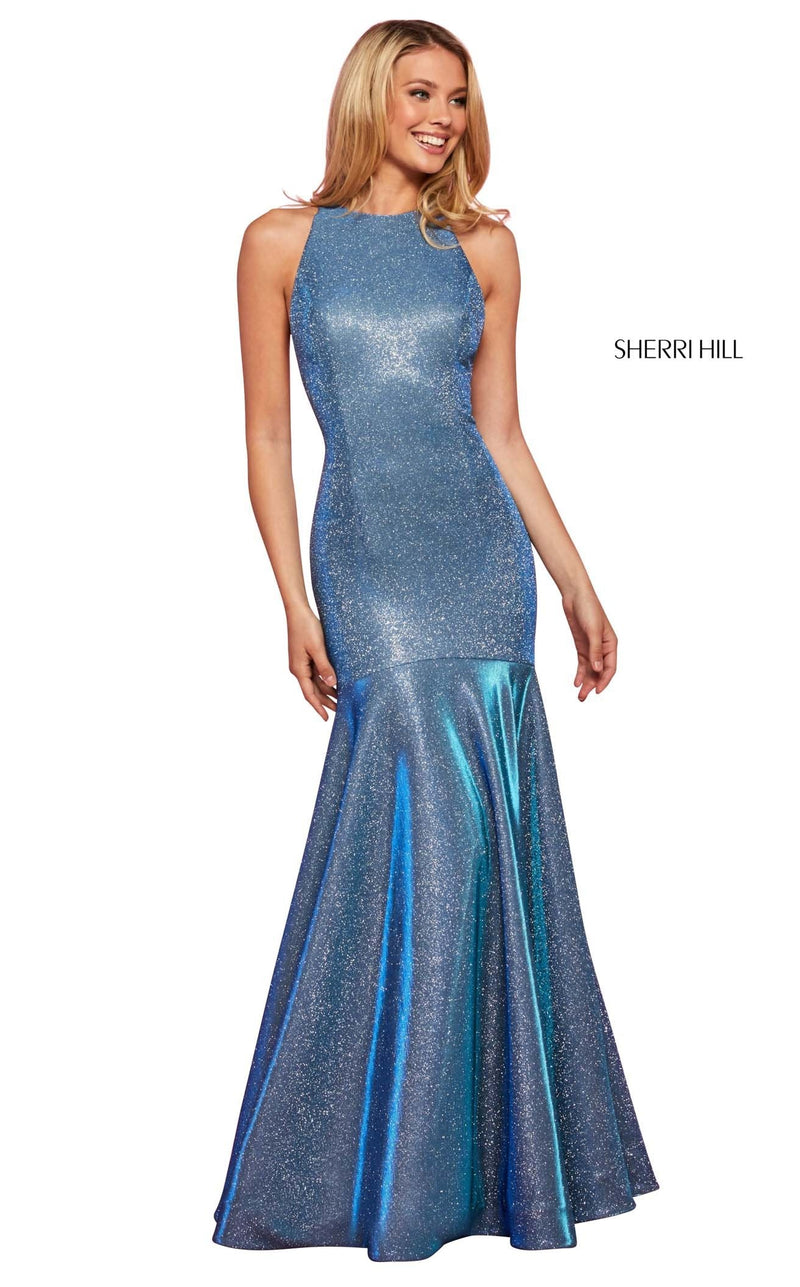 Sherri Hill 53372 Electric Blue