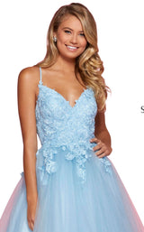 Sherri Hill 53411 Light Blue