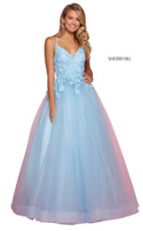 Sherri Hill 53411 Light Blue