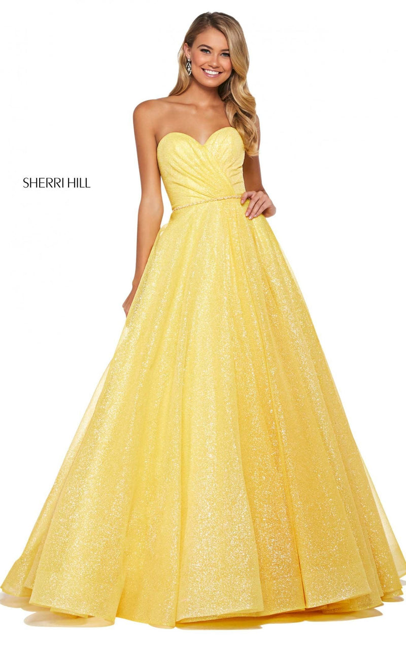 Sherri Hill 53419 Yellow
