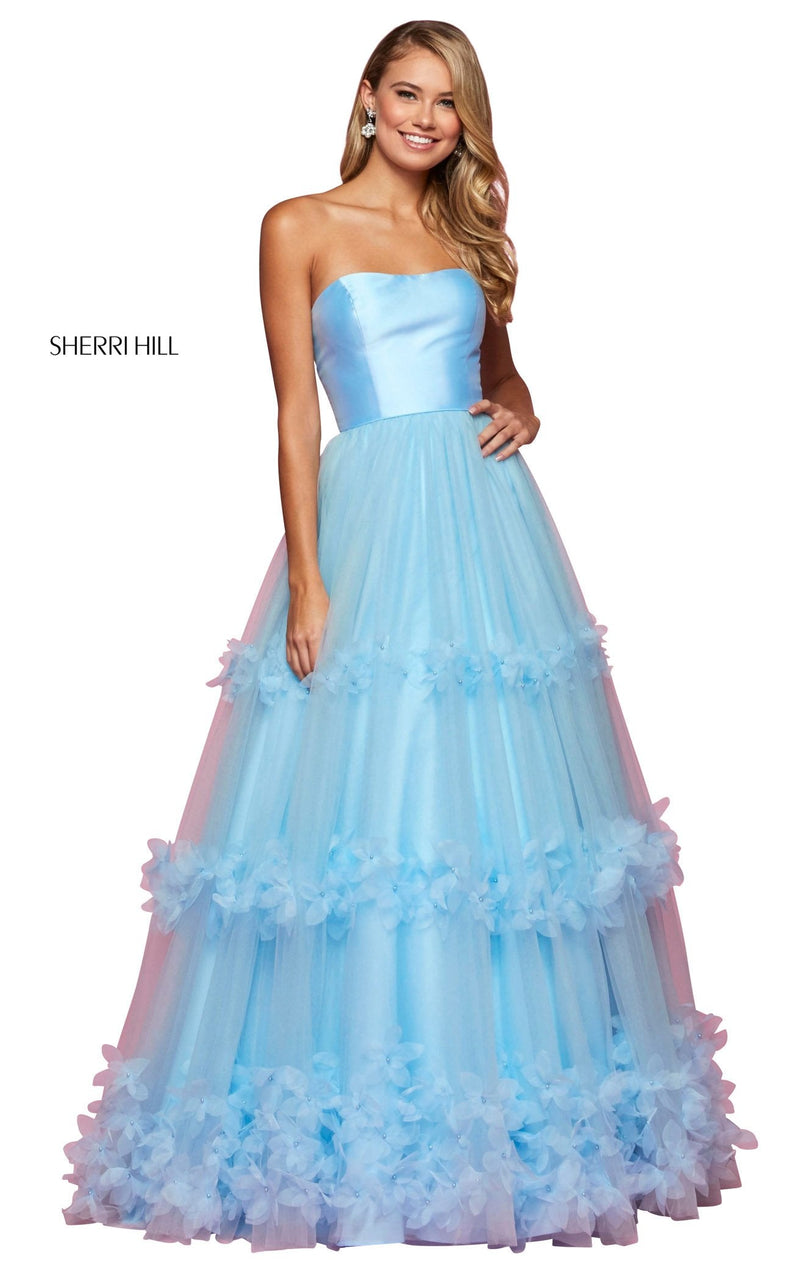 Sherri Hill 53420 Light Blue