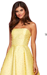Sherri Hill 53421 Yellow