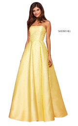Sherri Hill 53421 Yellow