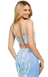 Sherri Hill 53437 Periwinkle-Ivory