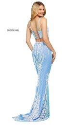 Sherri Hill 53437 Periwinkle-Ivory