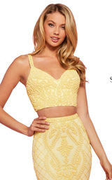 Sherri Hill 53437 Yellow