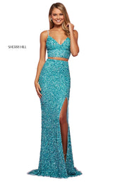 Sherri Hill 53448 Teal Teal