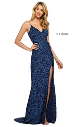Sherri Hill 53449 Navy