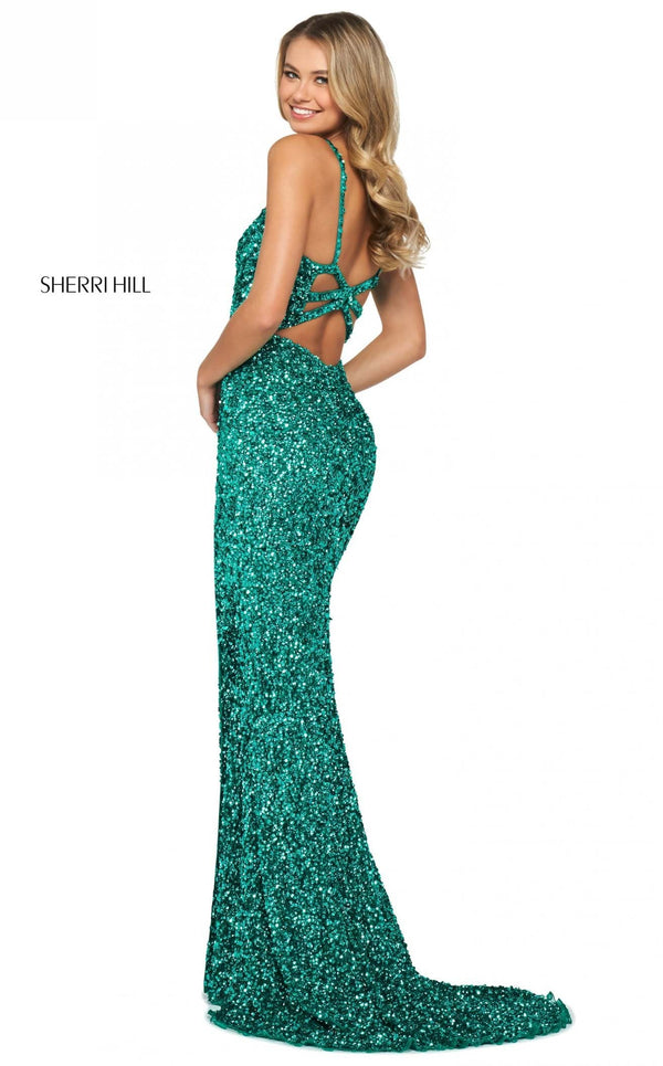 Sherri Hill 53450 Emerald