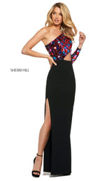 Sherri Hill 53466 Black-Multi