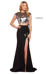 Sherri Hill 53472 Black/Silver