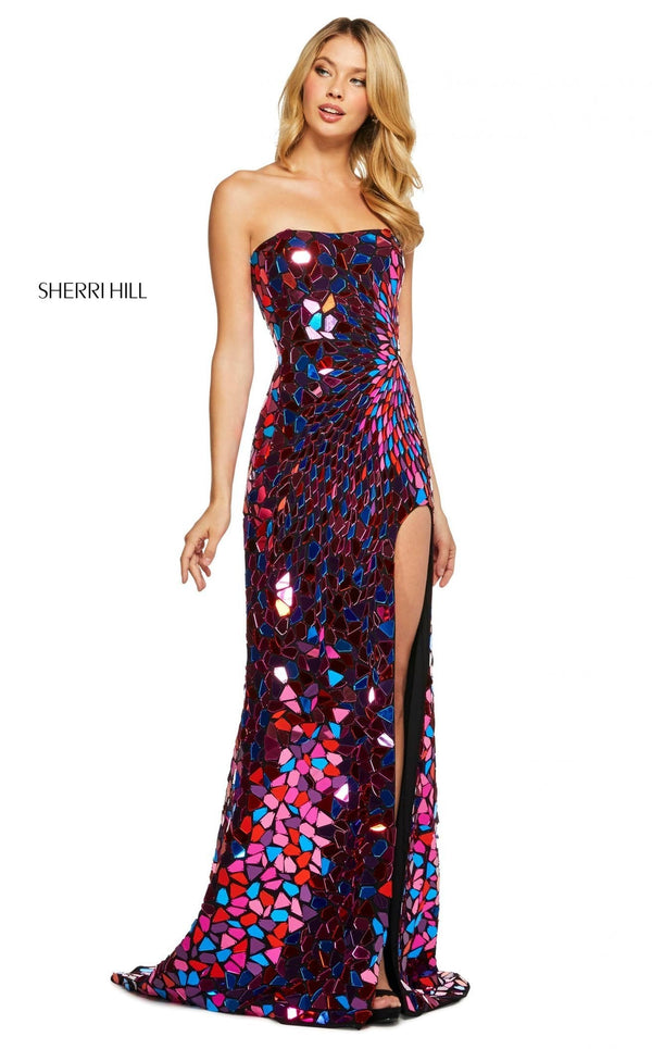 Sherri Hill 53474 Black-Multi