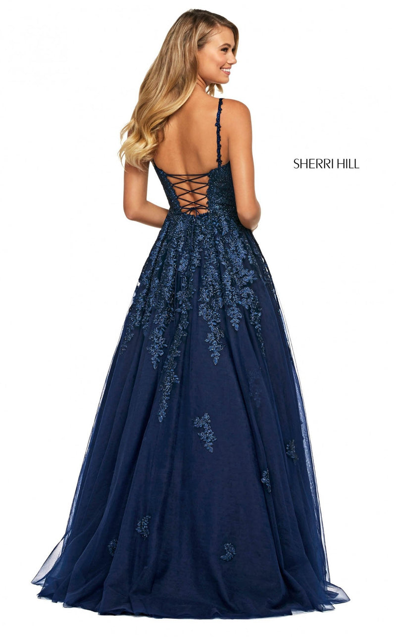 Sherri Hill 53481 Navy