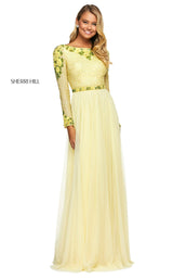 Sherri Hill 53485 Yellow-Green