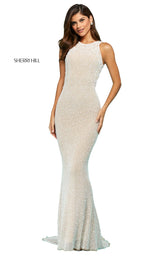 Sherri Hill 53490 Nude/Ivory