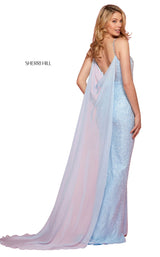 Sherri Hill 53494 Light Blue/Silver