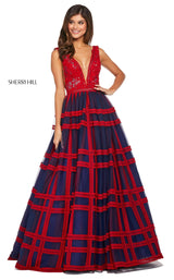 Sherri Hill 53505 Navy-Red