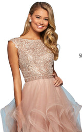 Sherri Hill 53510 Rose Gold