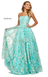 Sherri Hill 53513 Aqua