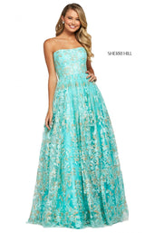 Sherri Hill 53513 Aqua