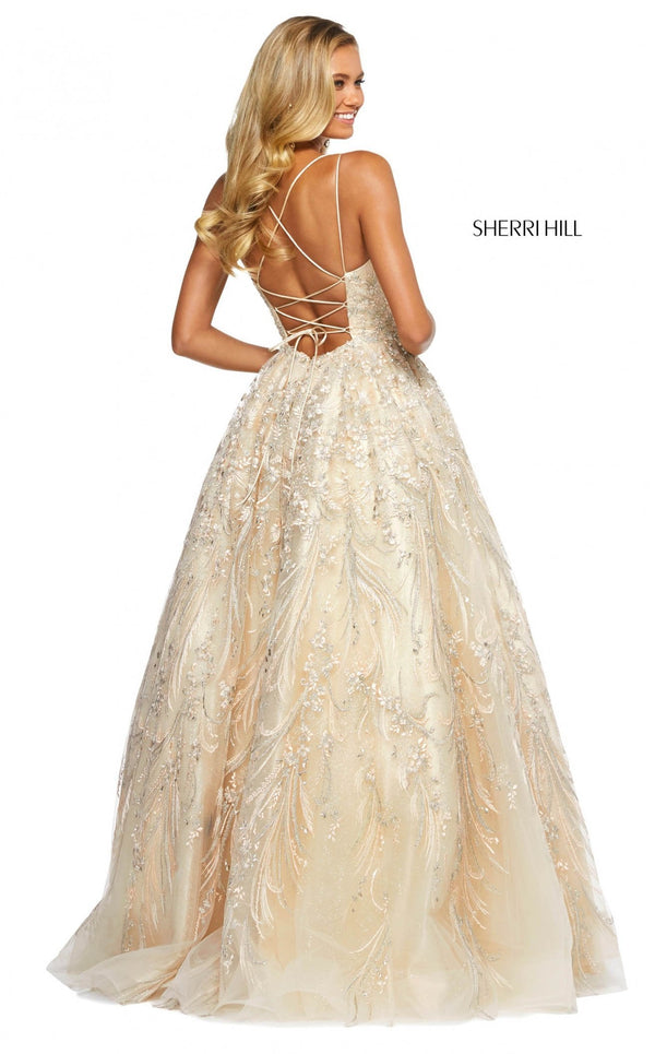 Sherri Hill 53519 Champagne